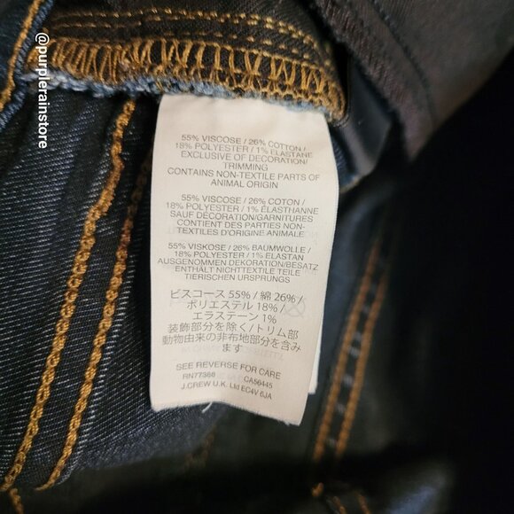 Madewell Jeans 28 Roadtripper High Rise Skinny Medium Dark Wash Stretch Denim - Picture 5 of 11